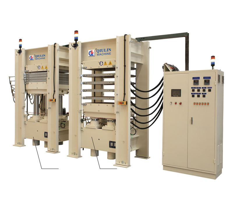 Integrated conductive heating and cooling press unit
